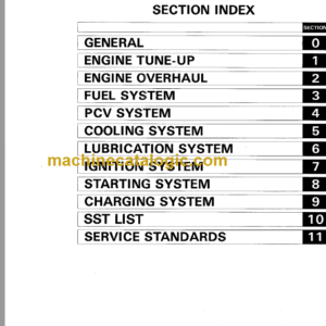 MANITOU MSI 30 G REPAIR MANUAL