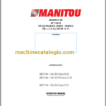 Manitou MLT 735 LSU S 7-E3 Operator's Manual