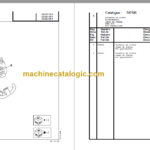 MANITOU CD 30P-CG 30P PARTS CATALOGUE