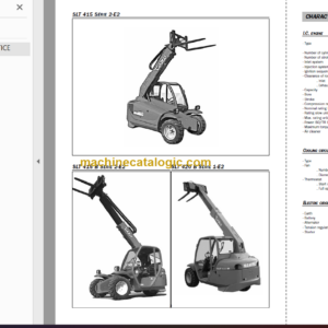 Manitou SLT 415 REPAIR MANUAL