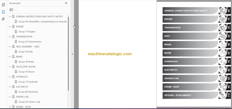 Manitou MLT 840 137 PS JD ST4 S1 Repair Manual