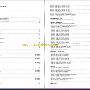 Manitou MLT-X 735 120 LSU PARTS CATALOGUE