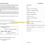 MANITOU 1700 Series Parts Manual