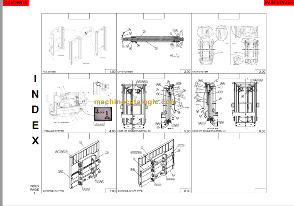 MANITOU 805069 Series Parts Manual