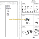 Manitou MHT 780 E3 PARTS CATALOGUE