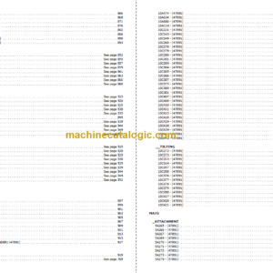 MANITOU M4 50 CP PARTS CATALOGUE