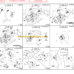 MANITOU M30-40-50 4 H/L TIER I PARTS MANUAL