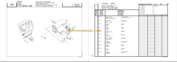 MANITOU CD 35P-CG 35P PARTS CATALOGUE