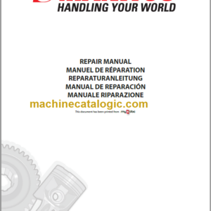 Manitou SLT 420 B REPAIR MANUAL