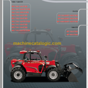 Manitou MLT 634 100CV ST3B Repair Manual