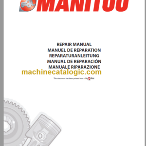 Manitou MLT 526 Série A Repair Manual