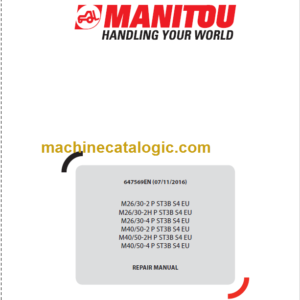 MANITOU M40 50-4 P ST3B S4 EU REPAIR MANUAL