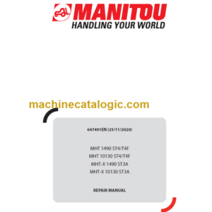 MHT 1490 ST4T4F REPAIR MANUAL