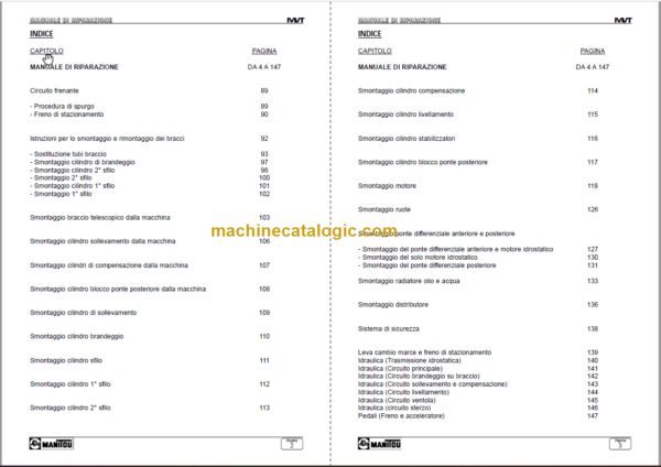 Manitou MVT 930 OPERATOR'S MANUAL FR