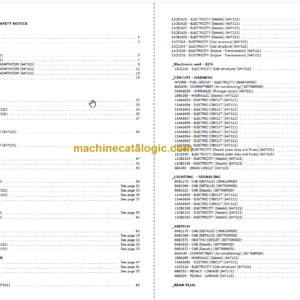 Manitou MLT-X 735 PARTS CATALOGUE