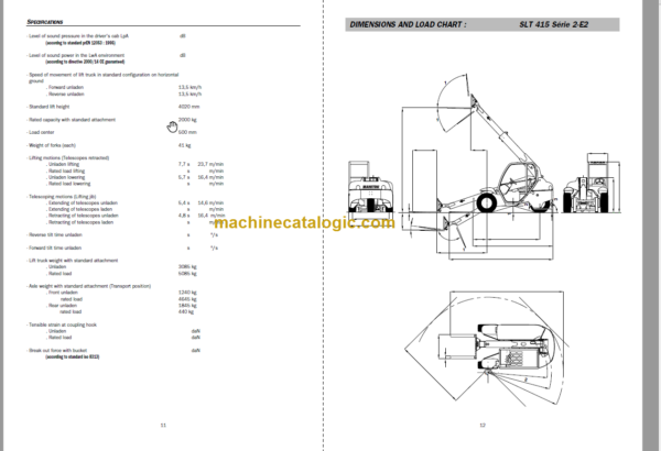 Manitou SLT 420 B REPAIR MANUAL