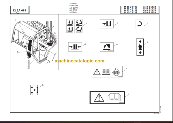 MANITOU M 30-4 ST3B PARTS CATALOGUE