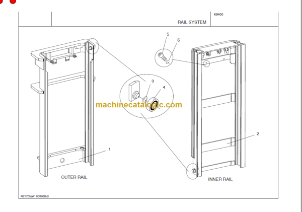 MANITOU 9400 Series Parts Manual