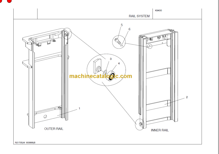 MANITOU 9400 Series Parts Manual
