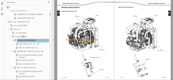 MHT 1490 ST4T4F REPAIR MANUAL