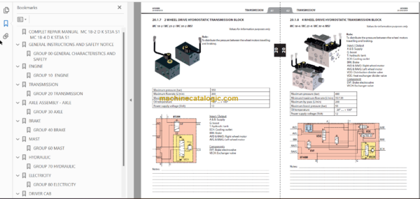 MANITOU MSI 35 D K ST3A S5 REPAIR MANUAL