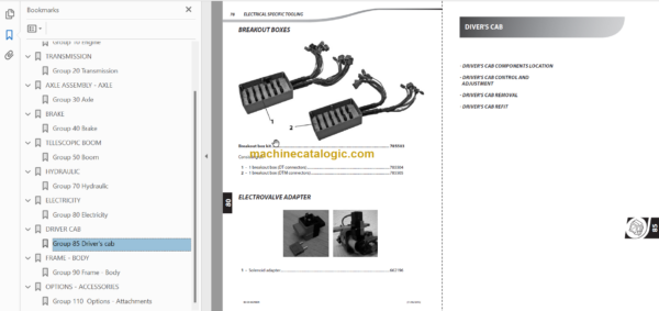 Manitou MLT 840 JD ST4 S1 Repair Manual