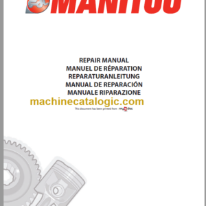 Manitou MLT 740 H LSU Turbo Série Repair Manual