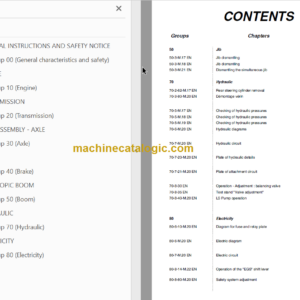 Manitou MLT 524 Repair Manual