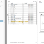 Manitou MRT 3050 Parts Catalogue