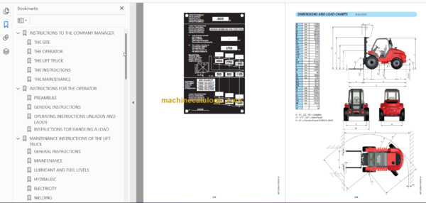 MANITOU M30-2 ST3B OPERATOR’S MANUAL