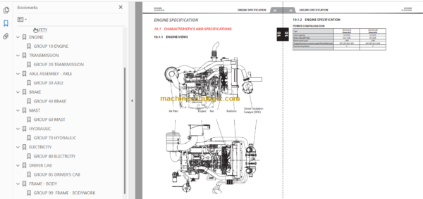 MANITOU MI-X 60 D C ST3A S2 REPAIR MANUAL