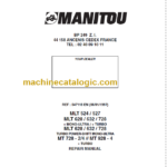 Manitou MLT 527 Repair Manual
