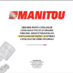 Manitou MLT 634 SE E3 Parts Catalogue