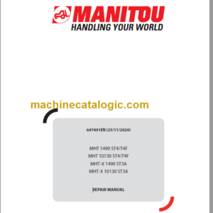 MHT-X 1490 ST3A 647491EN REPAIR MANUAL