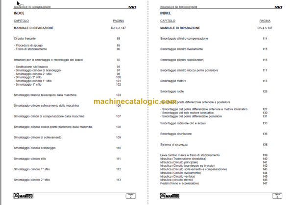 Manitou MVT 1230 SL OPERATOR'S MANUAL FR