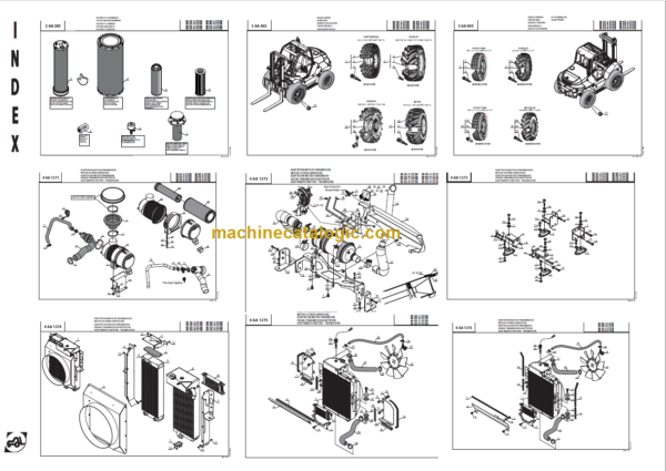 61MANITOU M 40-4 ST3B PARTS CATALOGUE