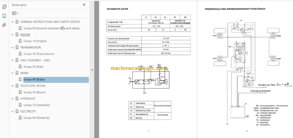 Manitou MLT 527 Repair Manual