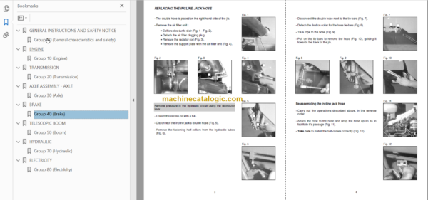 Manitou MLT 527 Repair Manual