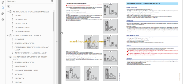 MANITOU M30-4 ST3B OPERATOR’S MANUAL