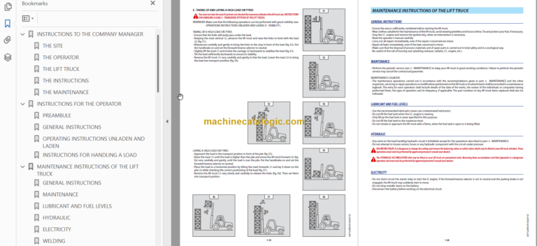 MANITOU M30-4 ST3B OPERATOR’S MANUAL