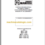 Manitou MVT 1330 SL OPERATOR'S MANUAL FR