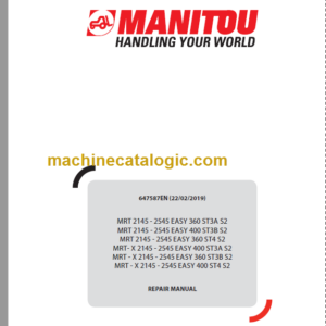 Manitou MRT-X 2145 EASY 400 ST4 S2 REPAIR MANUAL