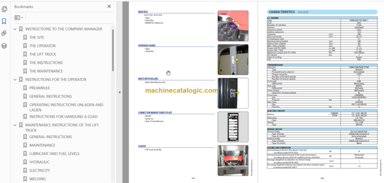 MANITOU M30-4 ST3B OPERATOR’S MANUAL