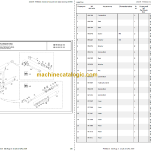 MANITOU ME 315 316 318 320 418 420 425 430 435 440 445 450 Parts Catalogue