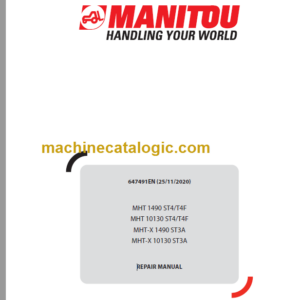 MHT-X 10130 ST3A 647491EN REPAIR MANUAL