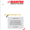 Manitou MRT-X 2145 - 2545 EASY 400 ST3A S2 REPAIR MANUAL