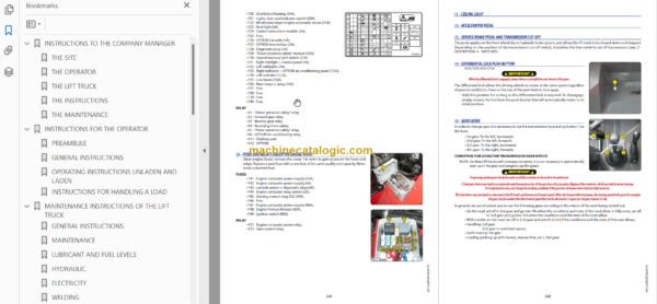 MANITOU M30-4 ST3B OPERATOR’S MANUAL