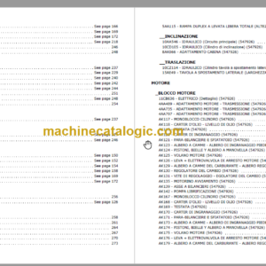 MANITOU CG 25P-CD 25P PARTS CATALOGUE 2019