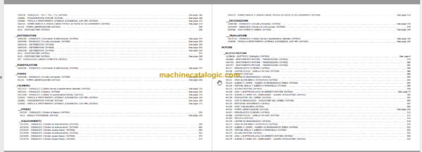 MANITOU CG 25P-CD 25P PARTS CATALOGUE 2019