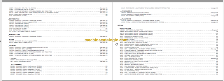 MANITOU CG 25P-CD 25P PARTS CATALOGUE 2019